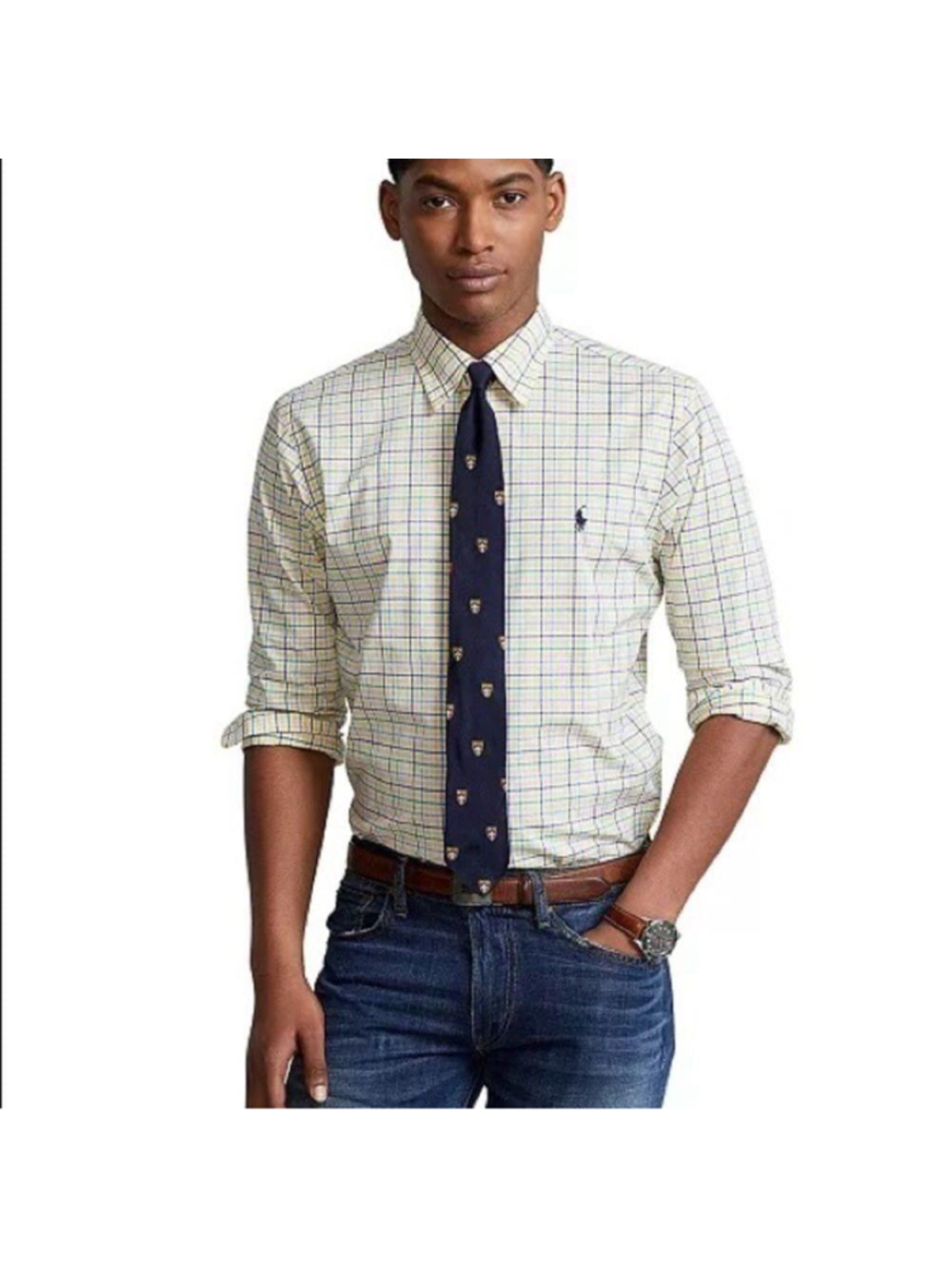 Ralph Lauren Classic Fit Stretch Poplin Shirt Business